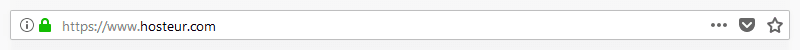 barre adresse ssl firefox